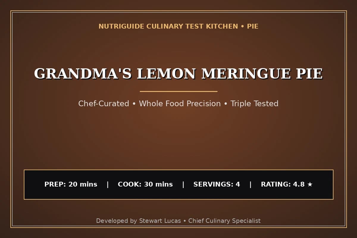Grandma'S Lemon Meringue Pie