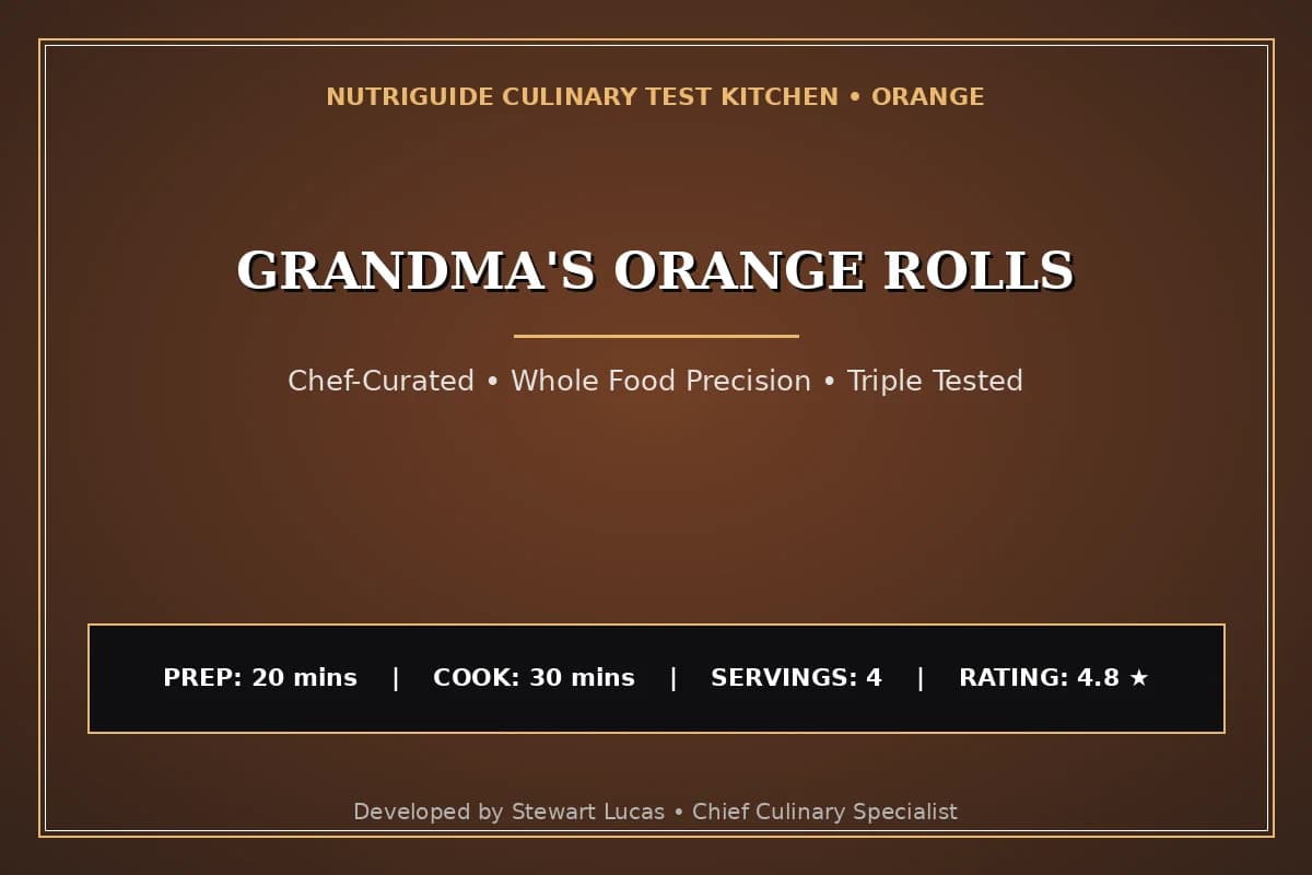 Grandma'S Orange Rolls