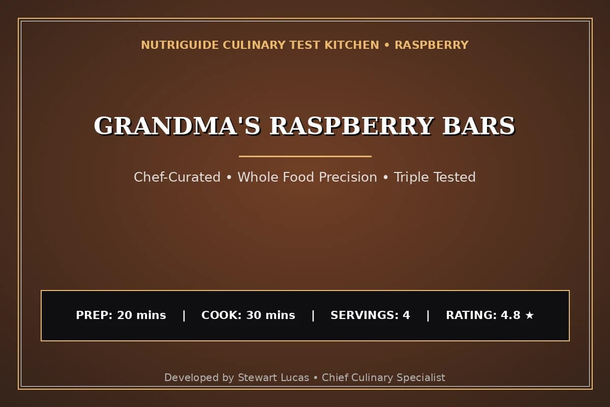 Grandma'S Raspberry Bars