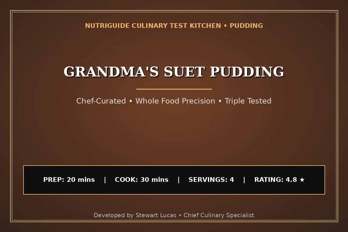 Grandma'S Suet Pudding