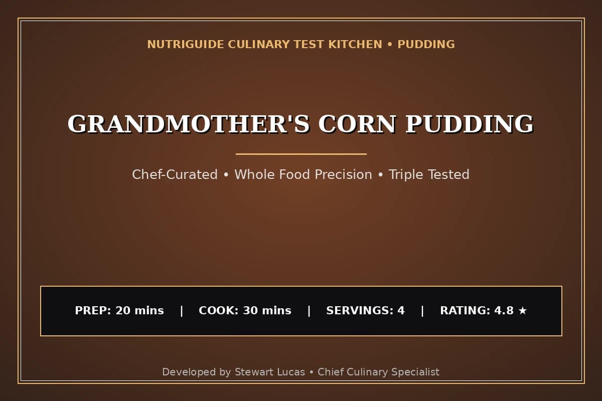 Grandmother'S Corn Pudding