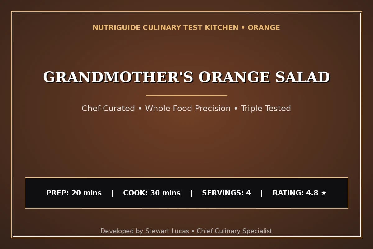 Grandmother'S Orange Salad