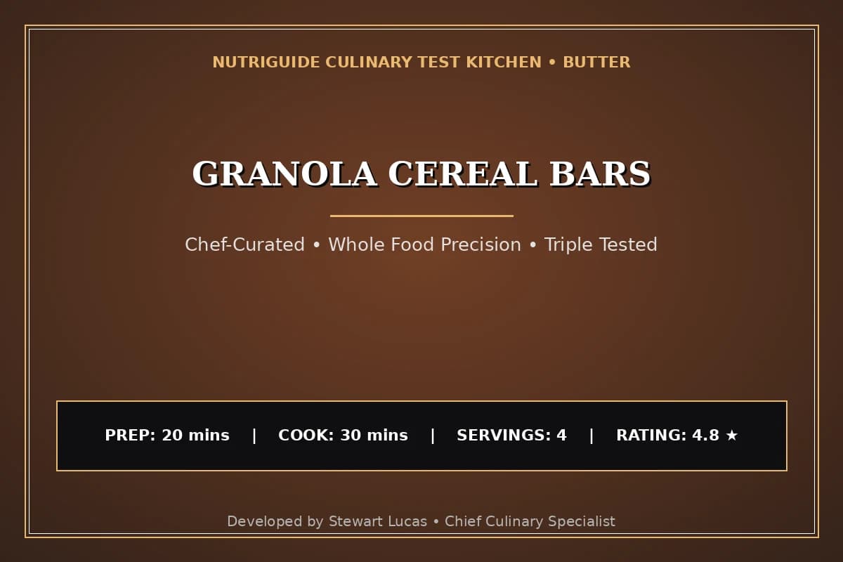 Granola Cereal Bars