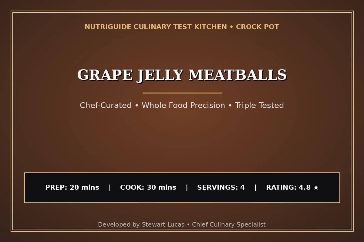 Grape Jelly Meatballs