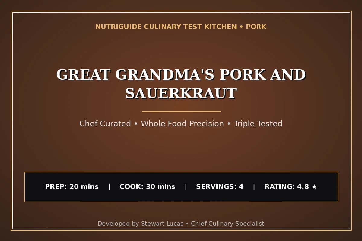 Great Grandma'S Pork And Sauerkraut
