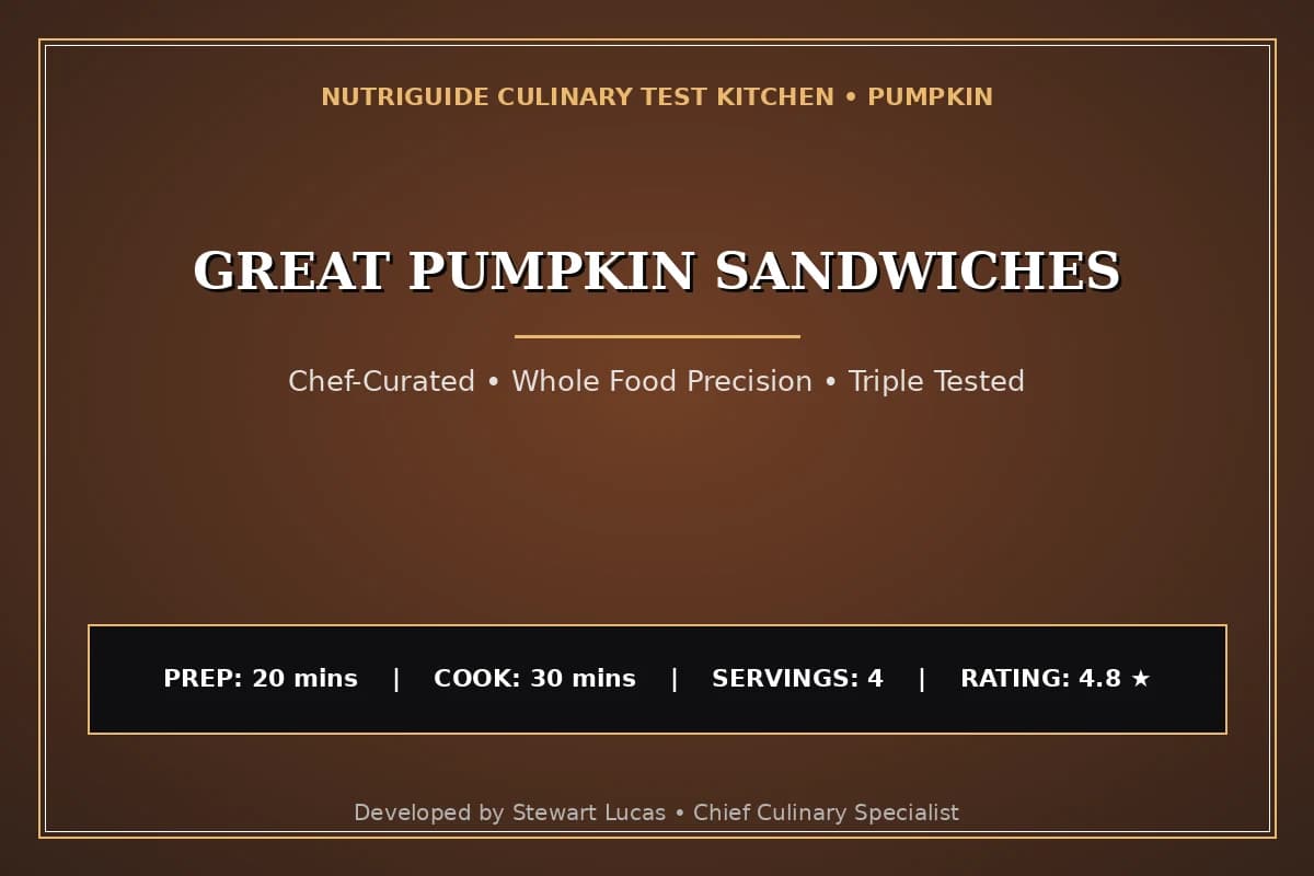Great Pumpkin Sandwiches