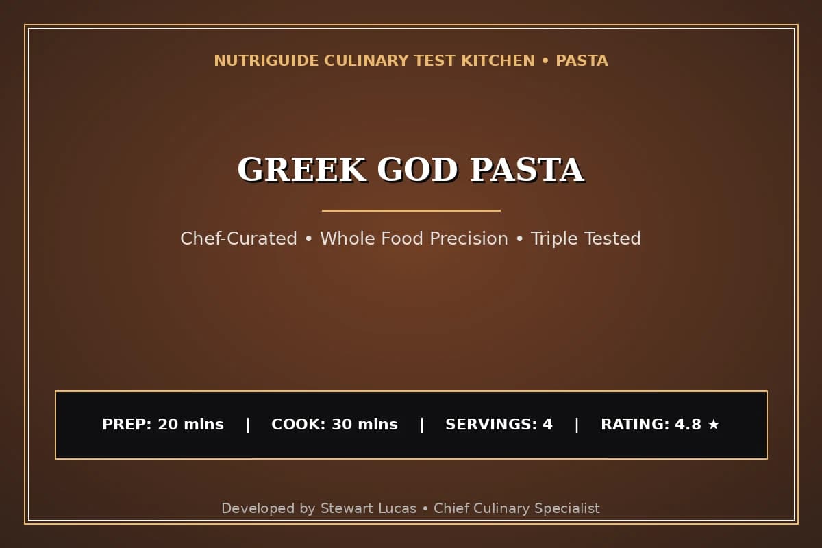 Greek God Pasta
