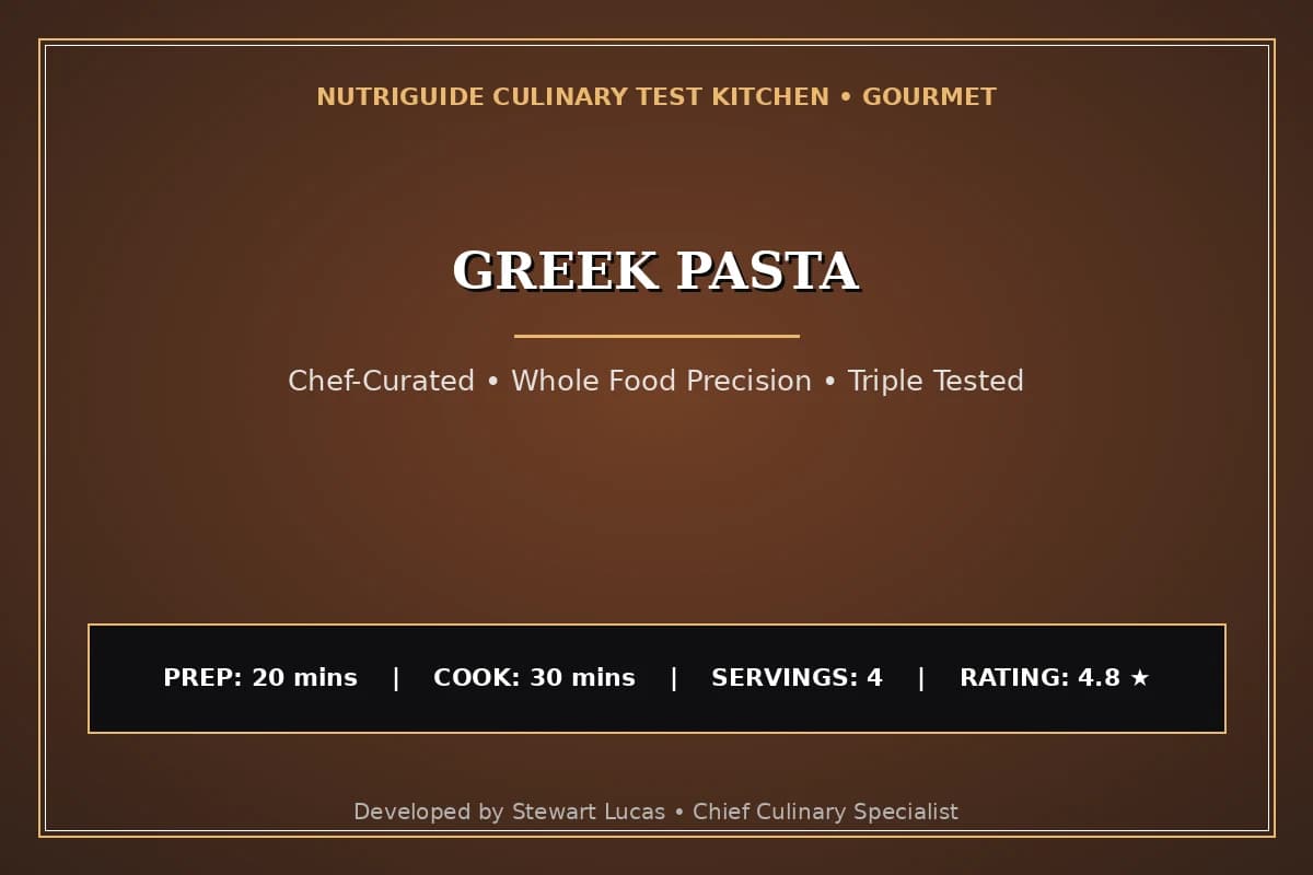 Greek Pasta
