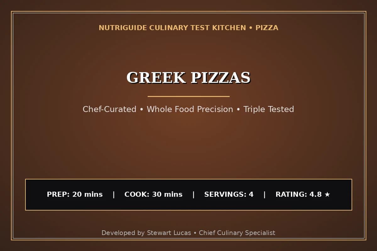 Greek Pizzas