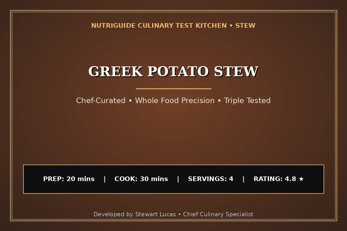 Greek Potato Stew