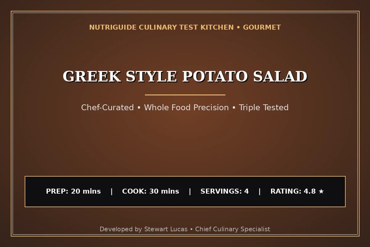 Greek Style Potato Salad