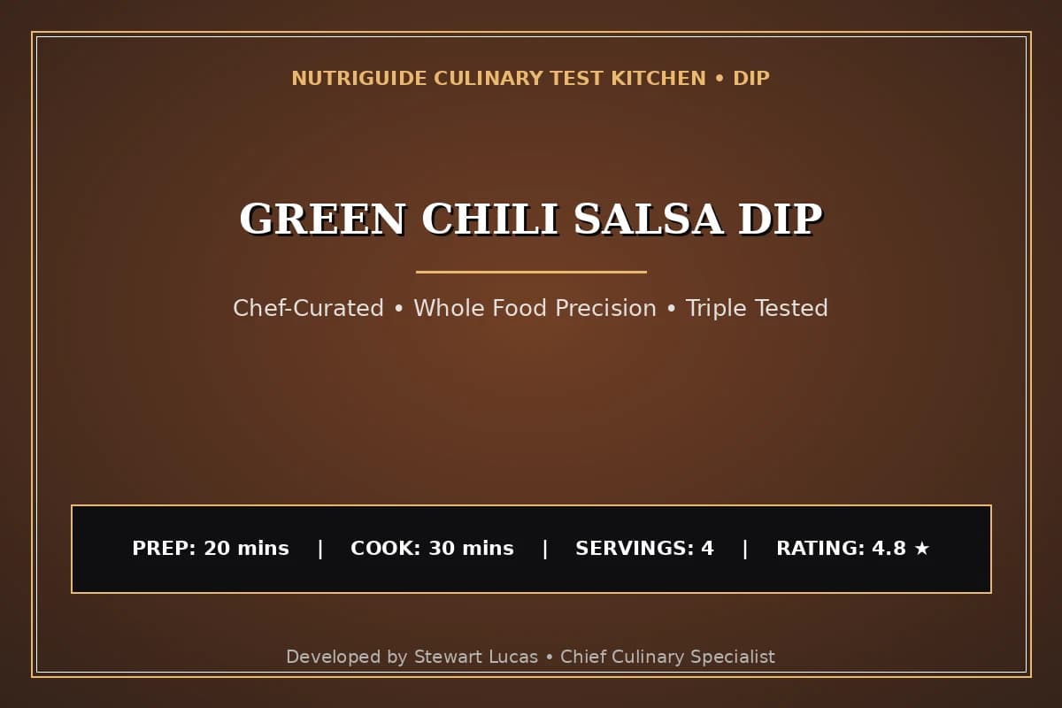 Green Chili Salsa Dip