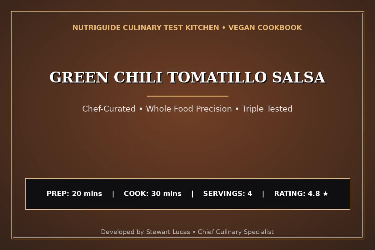Green Chili Tomatillo Salsa
