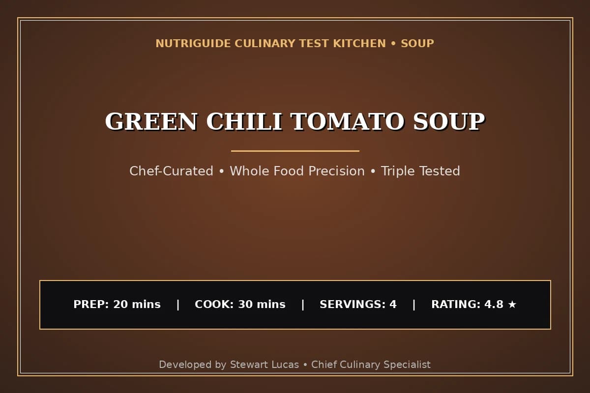 Green Chili Tomato Soup