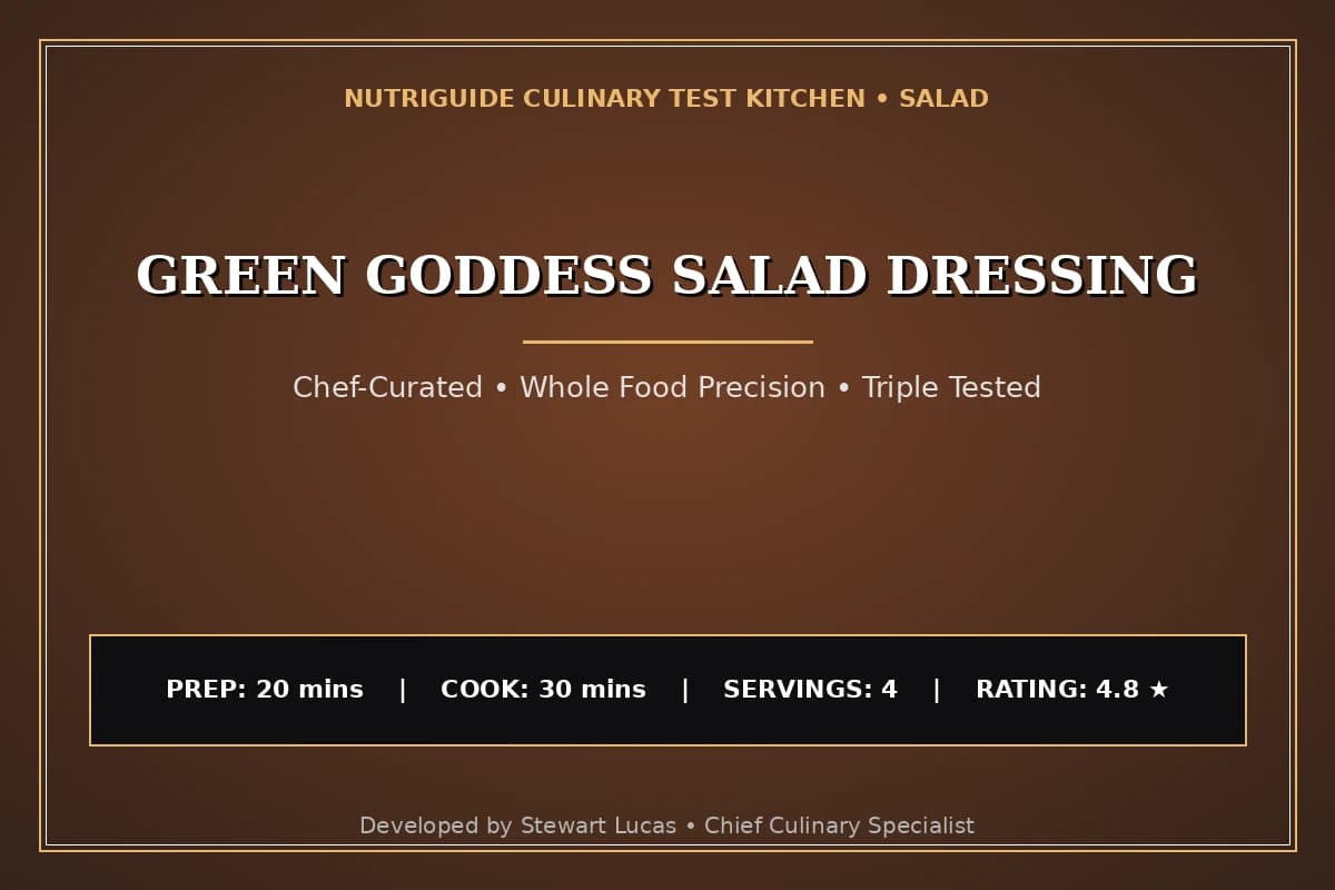 Green Goddess Salad Dressing