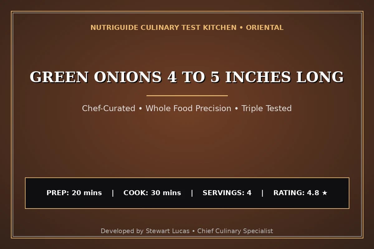 Green Onions 4 To 5 Inches Long