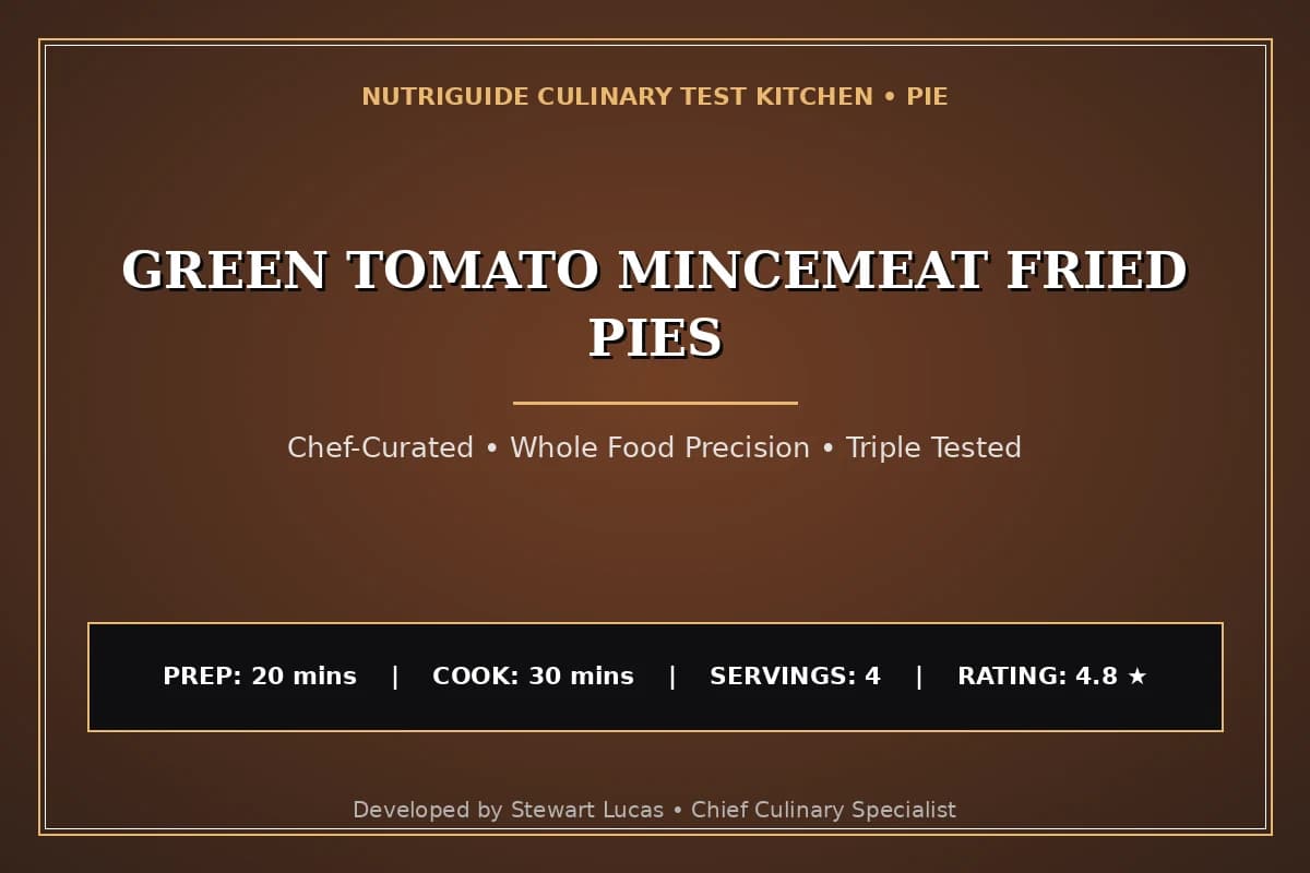 Green Tomato Mincemeat Fried Pies