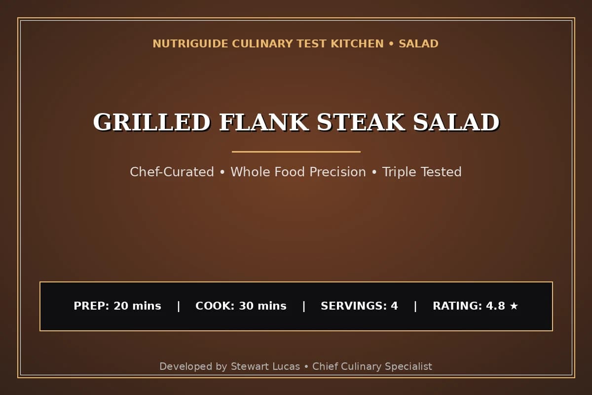 Grilled Flank Steak Salad