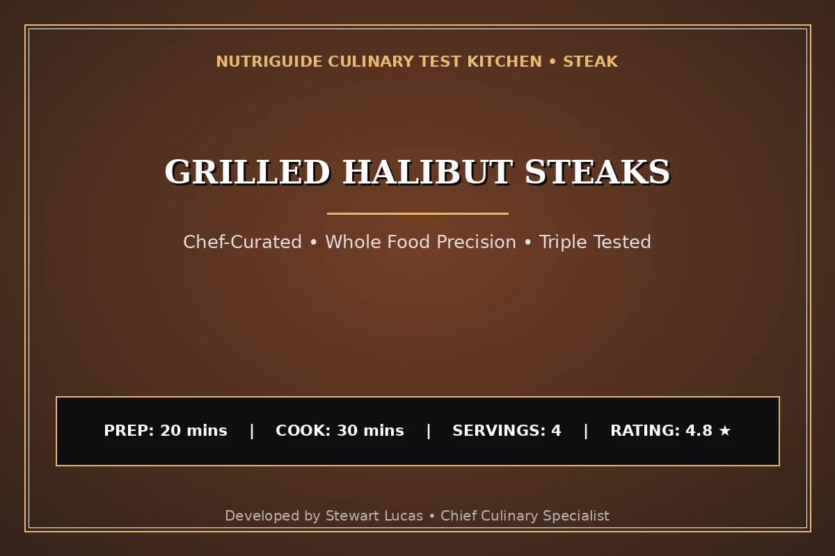 Grilled Halibut Steaks