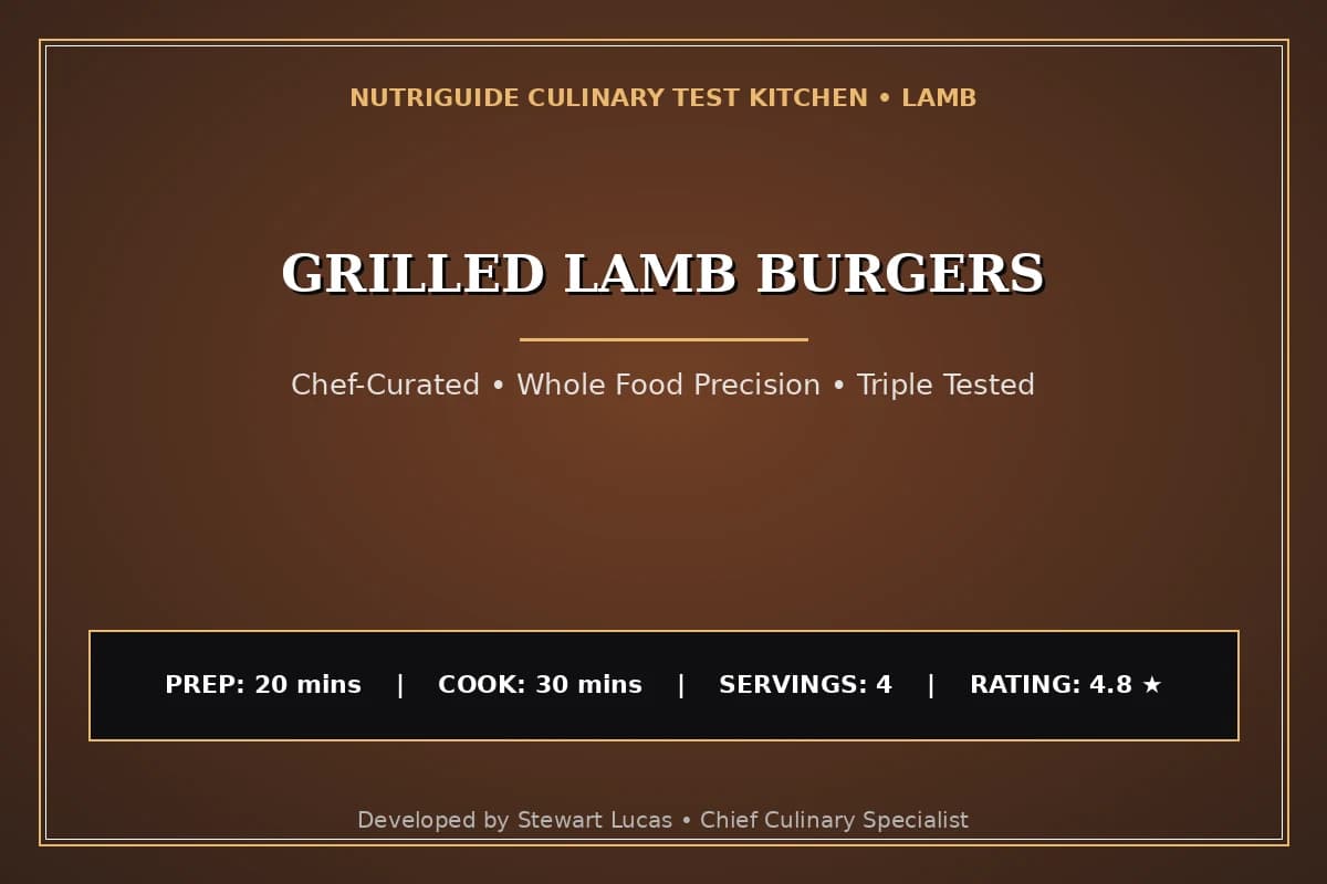 Grilled Lamb Burgers