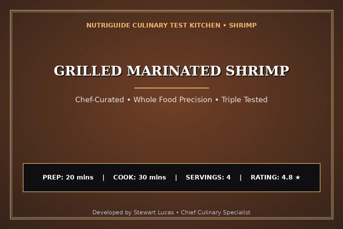 Grilled Marinated Shrimp