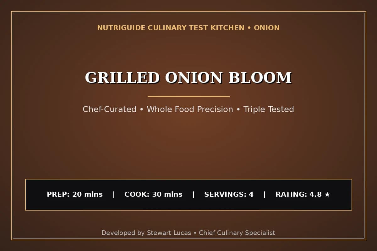 Grilled Onion Bloom
