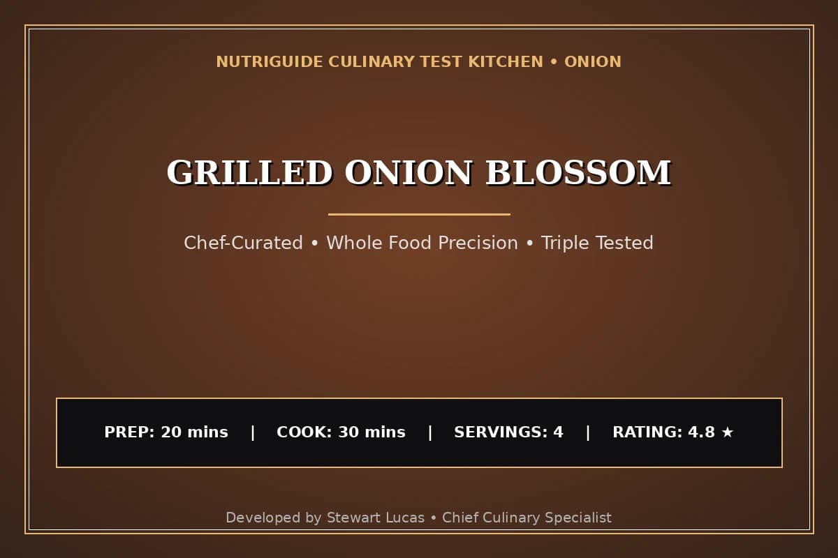 Grilled Onion Blossom