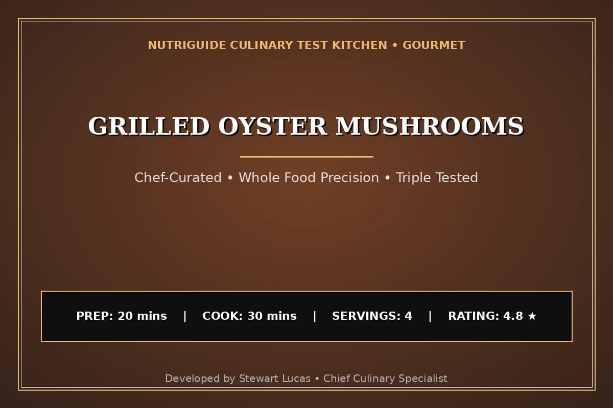 Grilled Oyster Mushrooms
