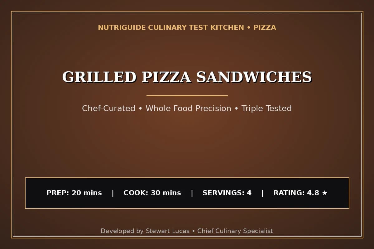 Grilled Pizza Sandwiches