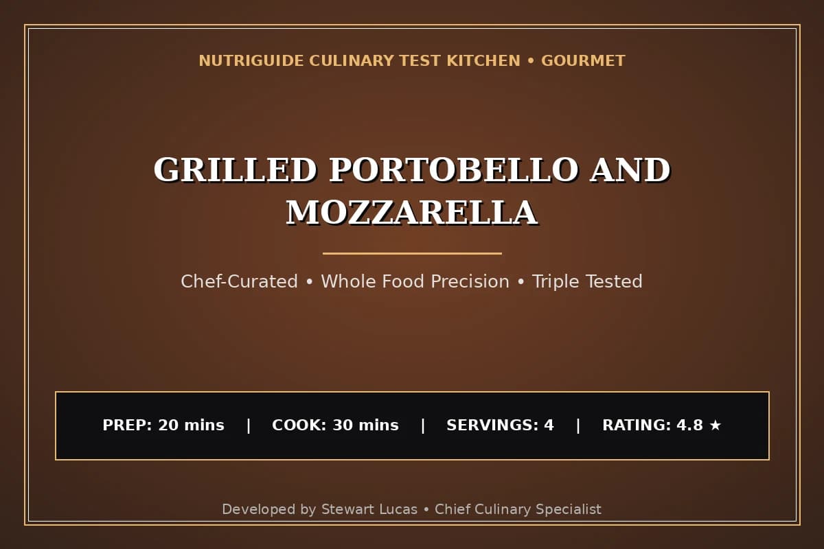 Grilled Portobello And Mozzarella