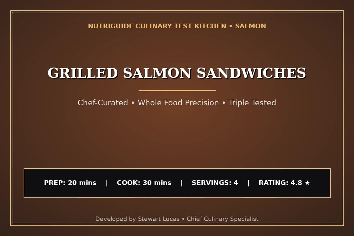 Grilled Salmon Sandwiches