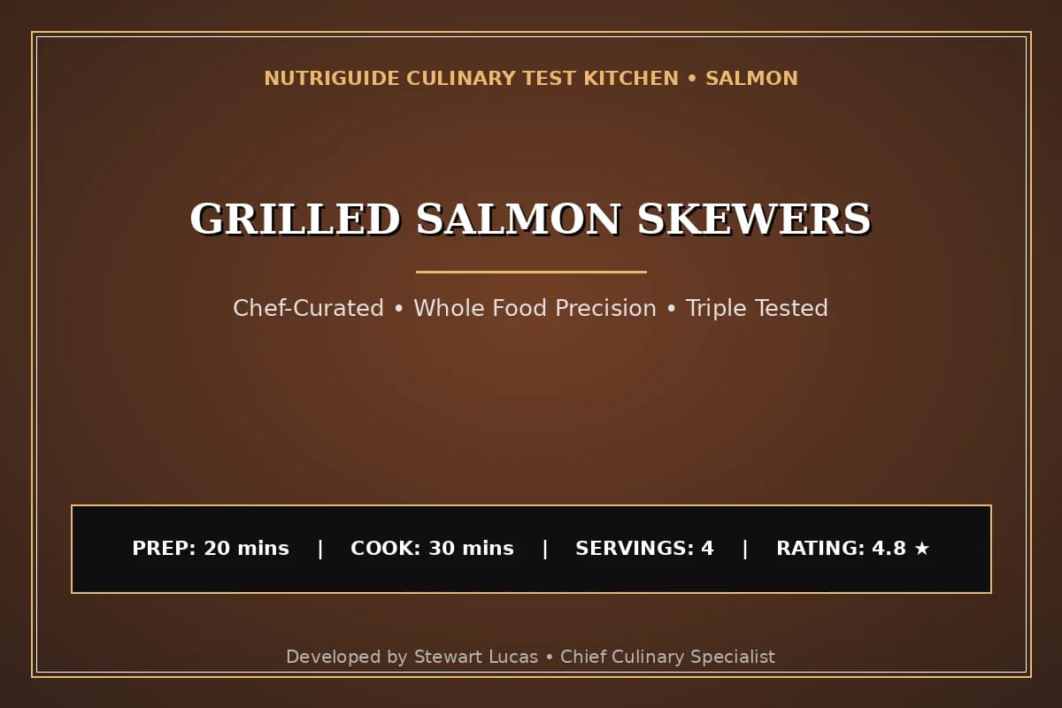 Grilled Salmon Skewers