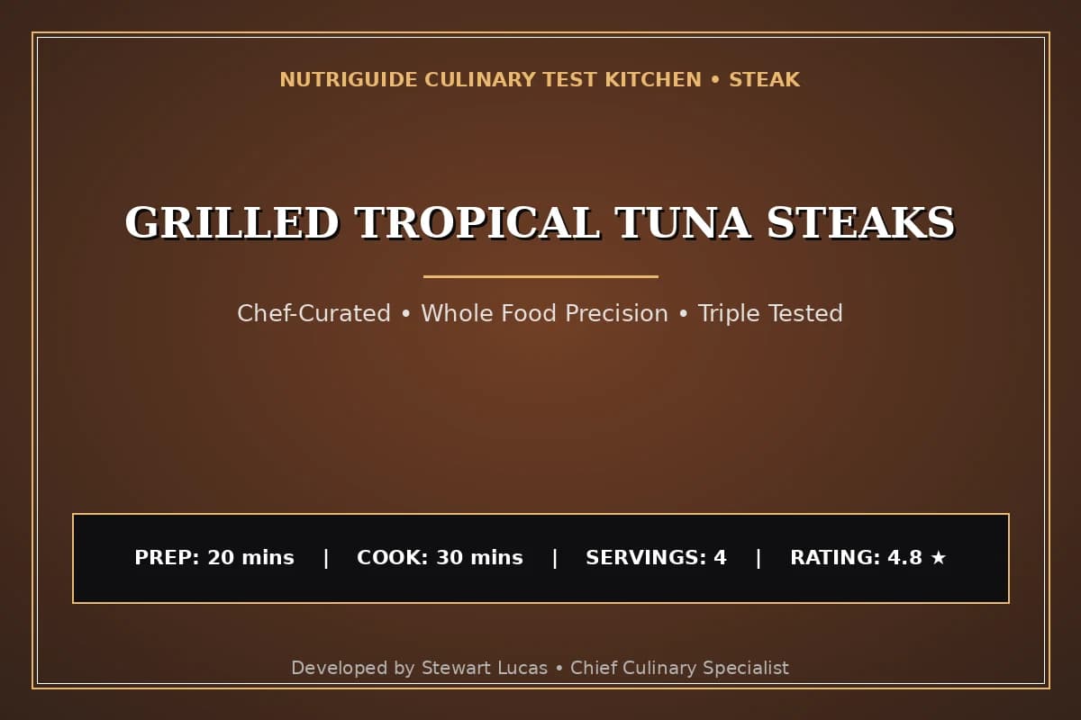 Grilled Tropical Tuna Steaks