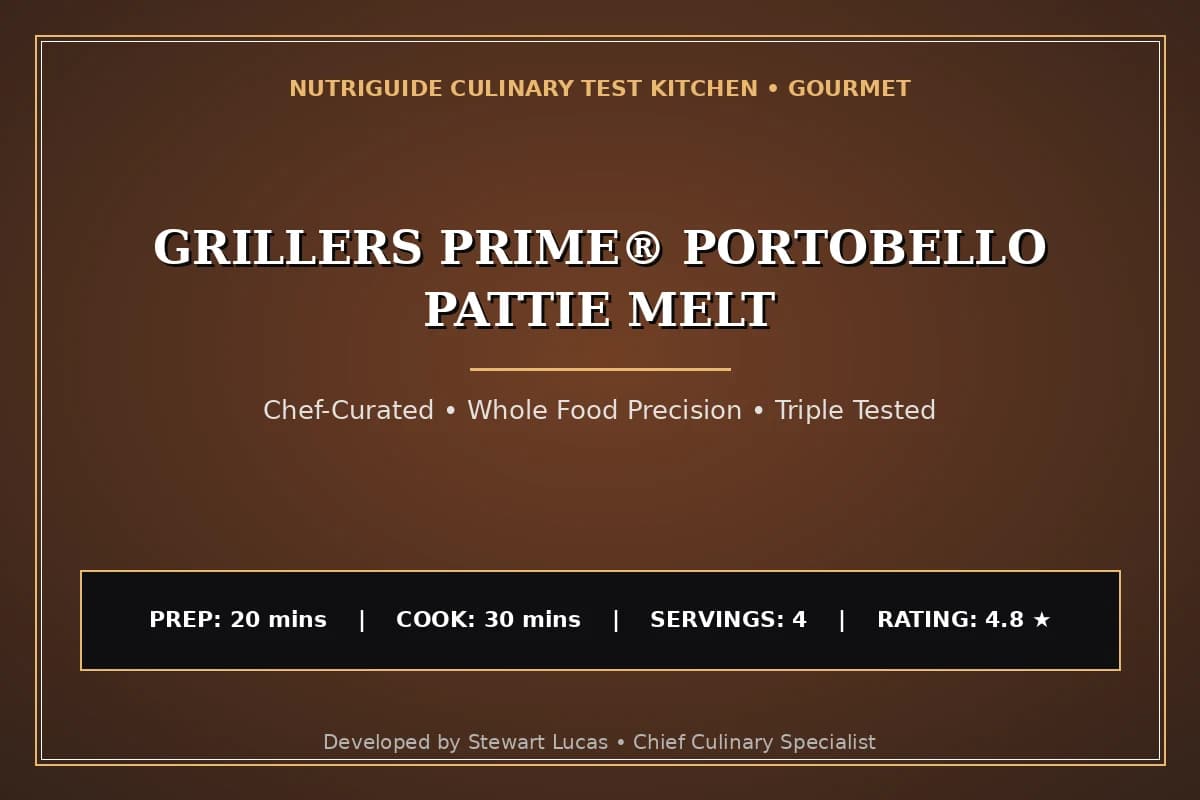 Grillers Prime® Portobello Pattie Melt