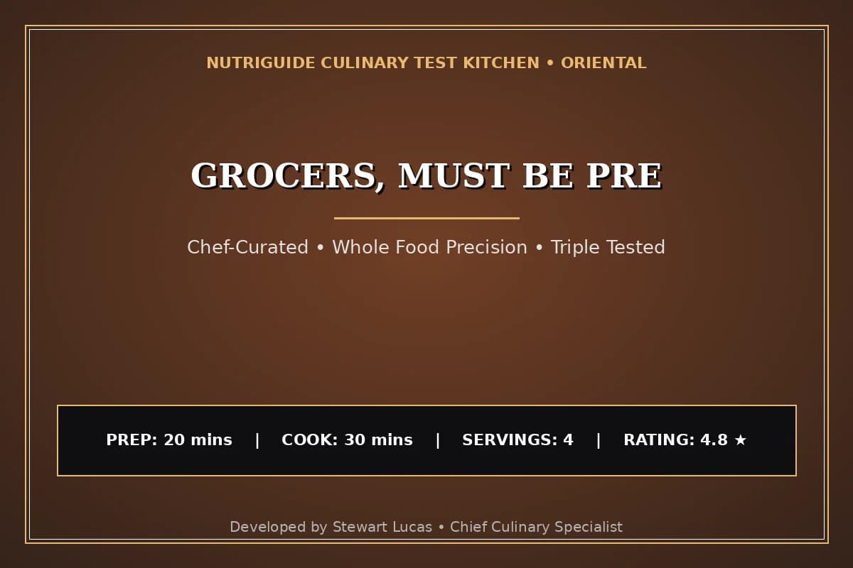 Grocers, Must Be Pre