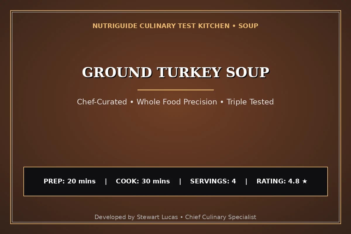 Ground Turkey Soup