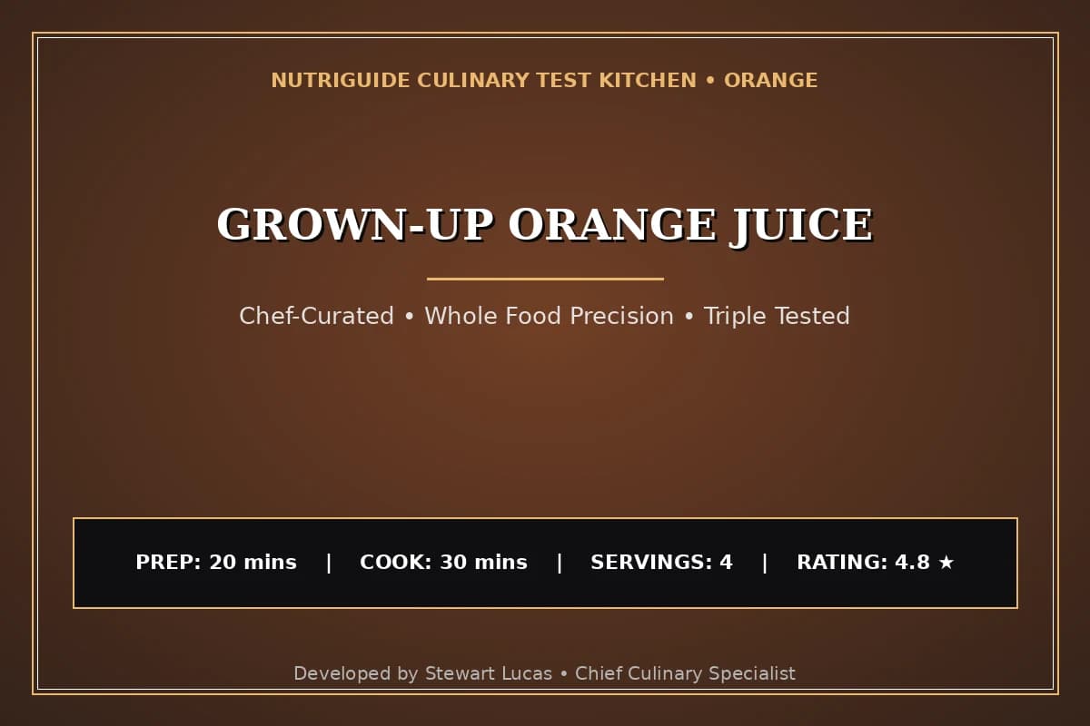 Grown-Up Orange Juice