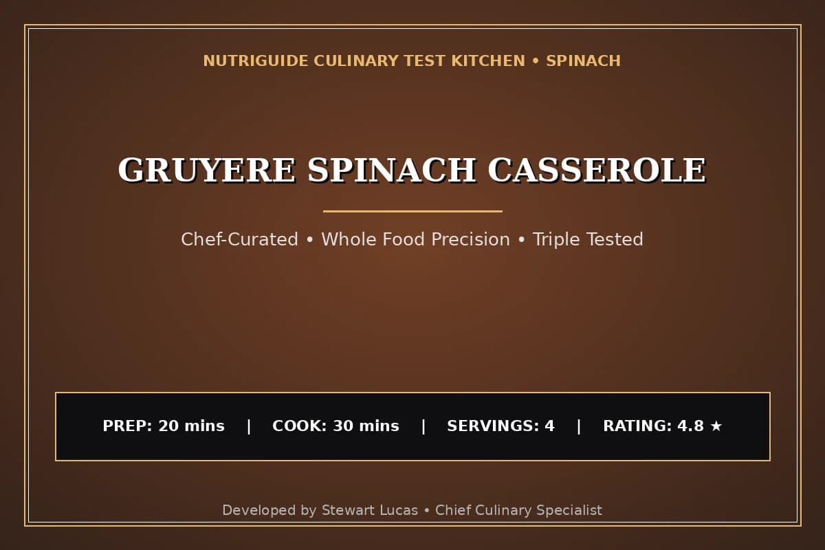 Gruyere Spinach Casserole