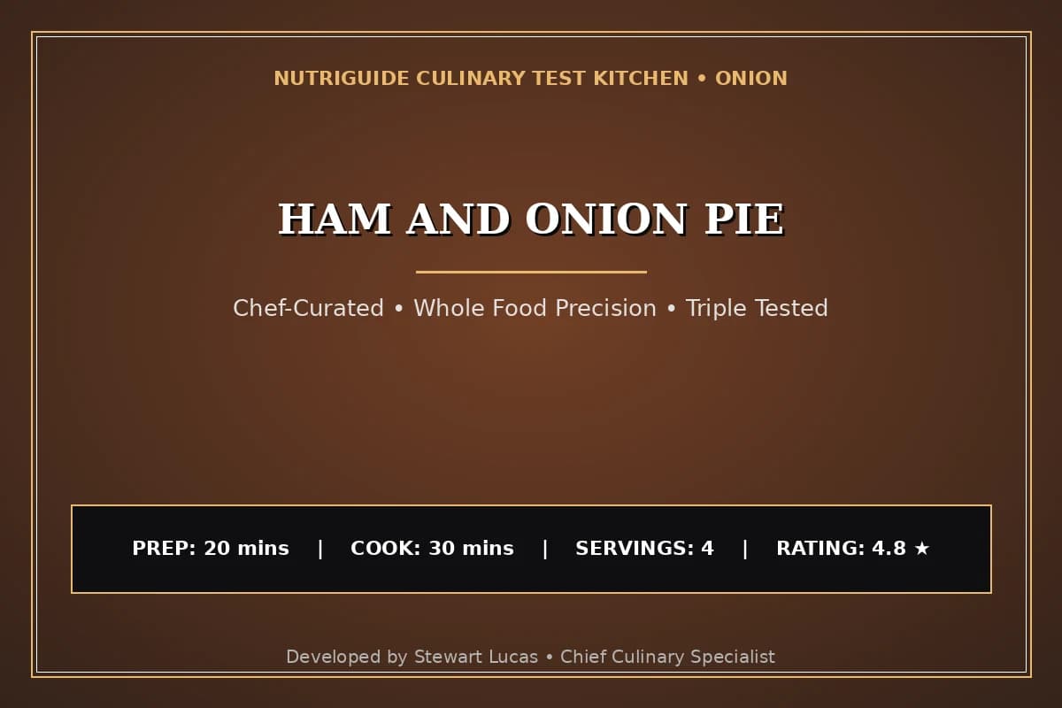 Ham And Onion Pie