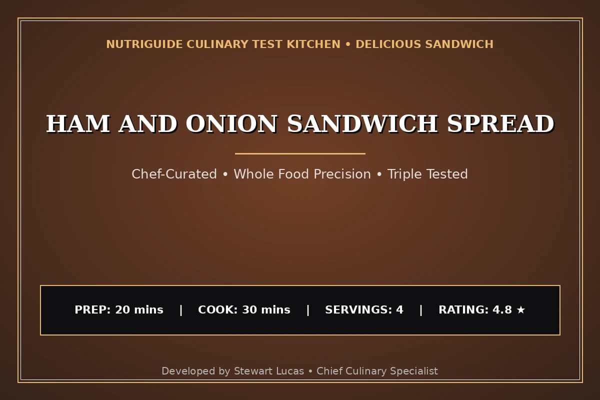 Ham And Onion Sandwich Spread