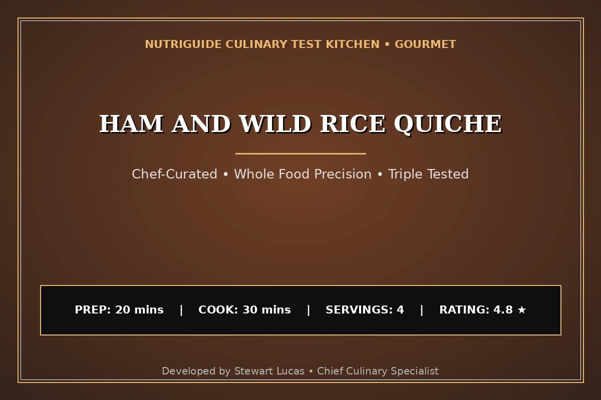Ham And Wild Rice Quiche