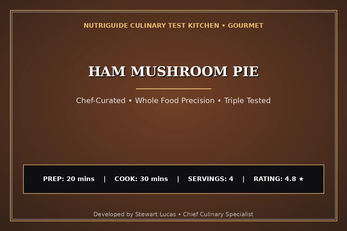 Ham Mushroom Pie