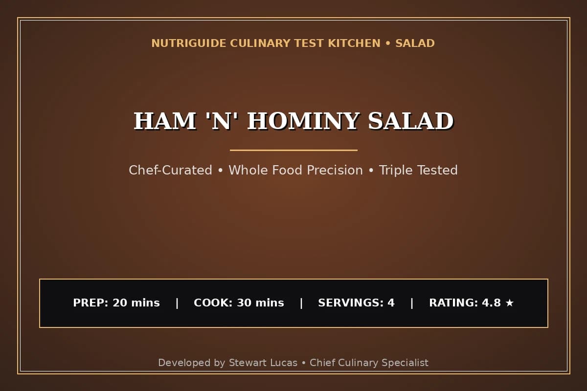 Ham 'N' Hominy Salad