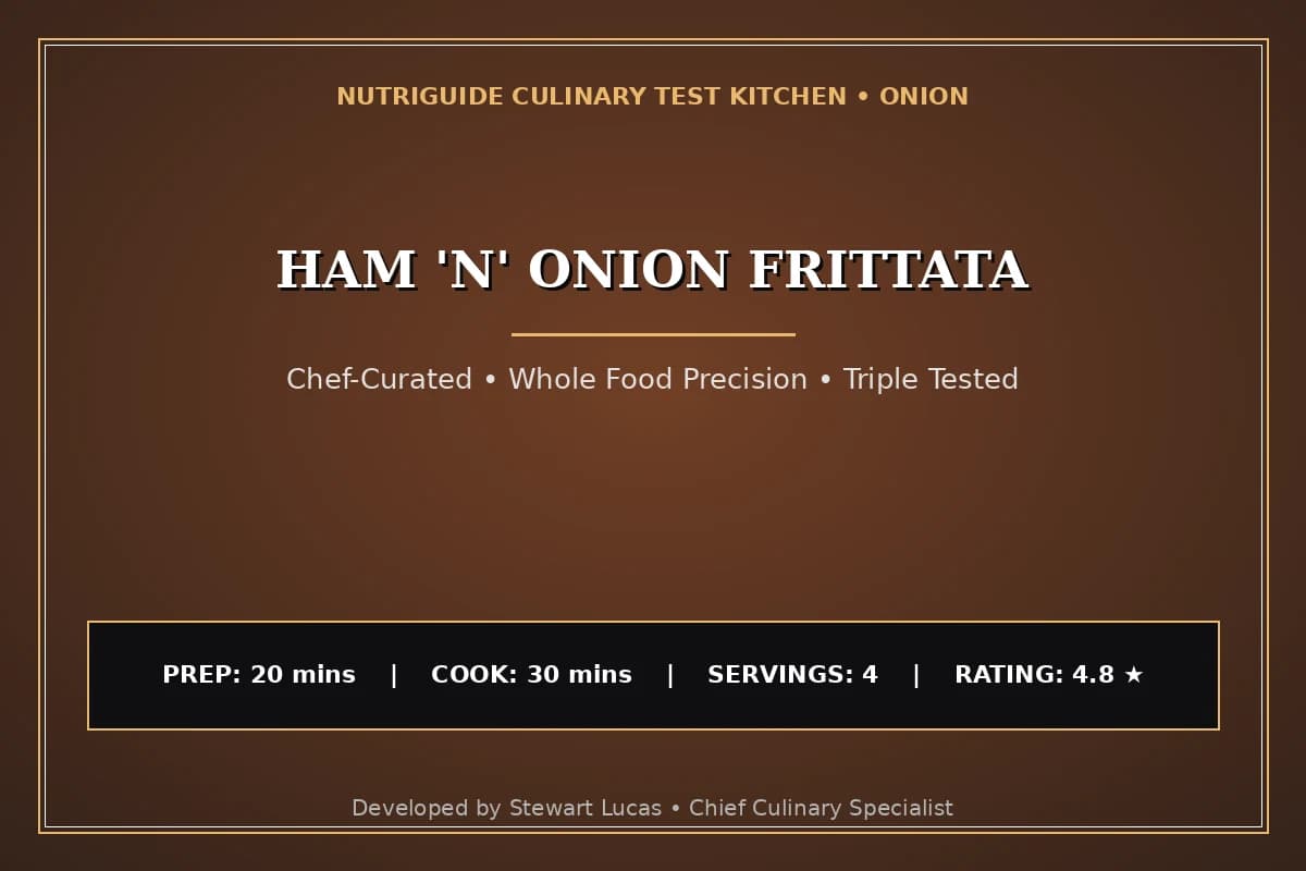 Ham 'N' Onion Frittata