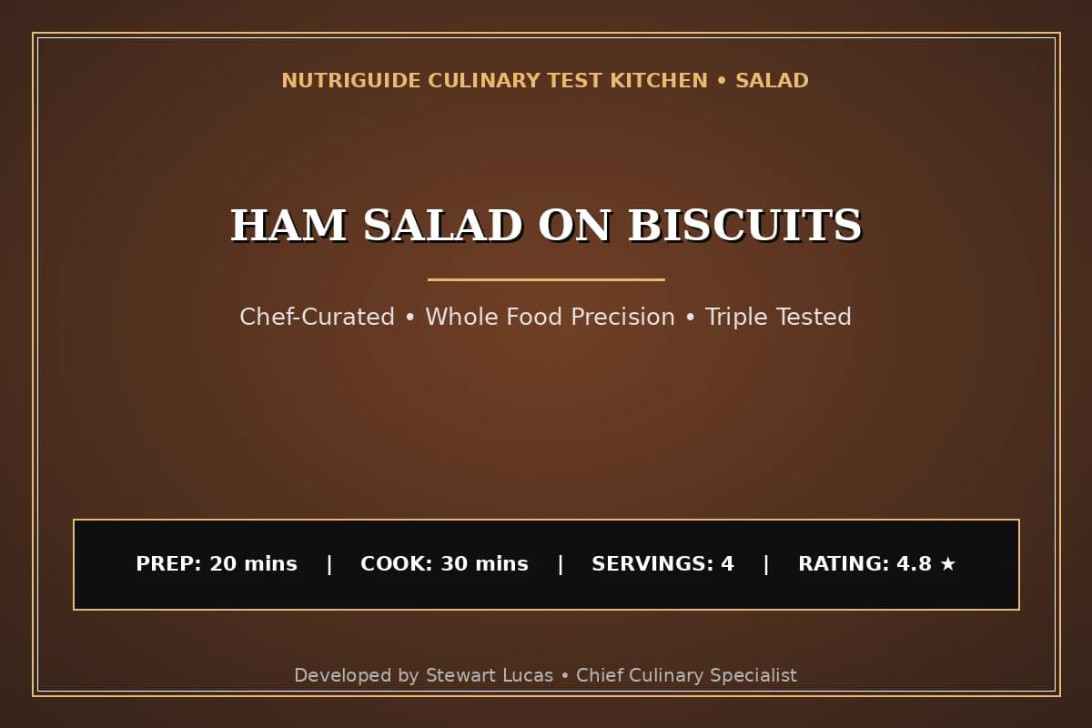 Ham Salad On Biscuits