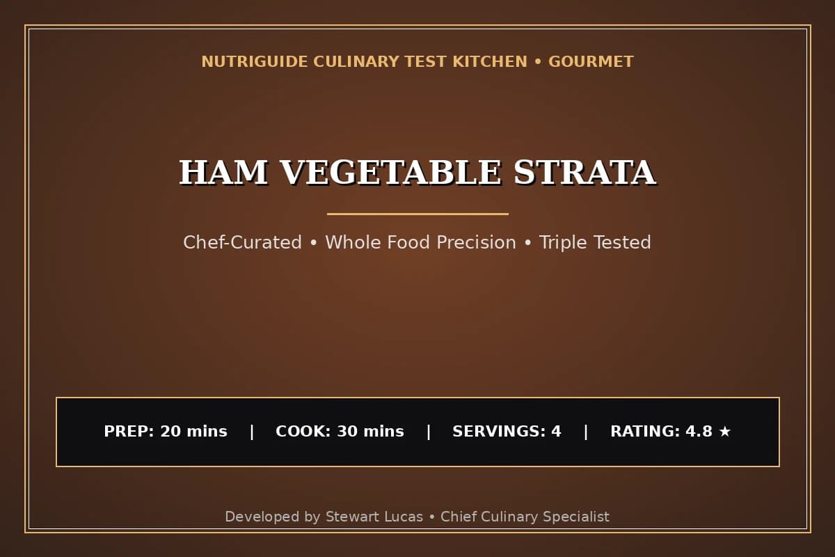Ham Vegetable Strata