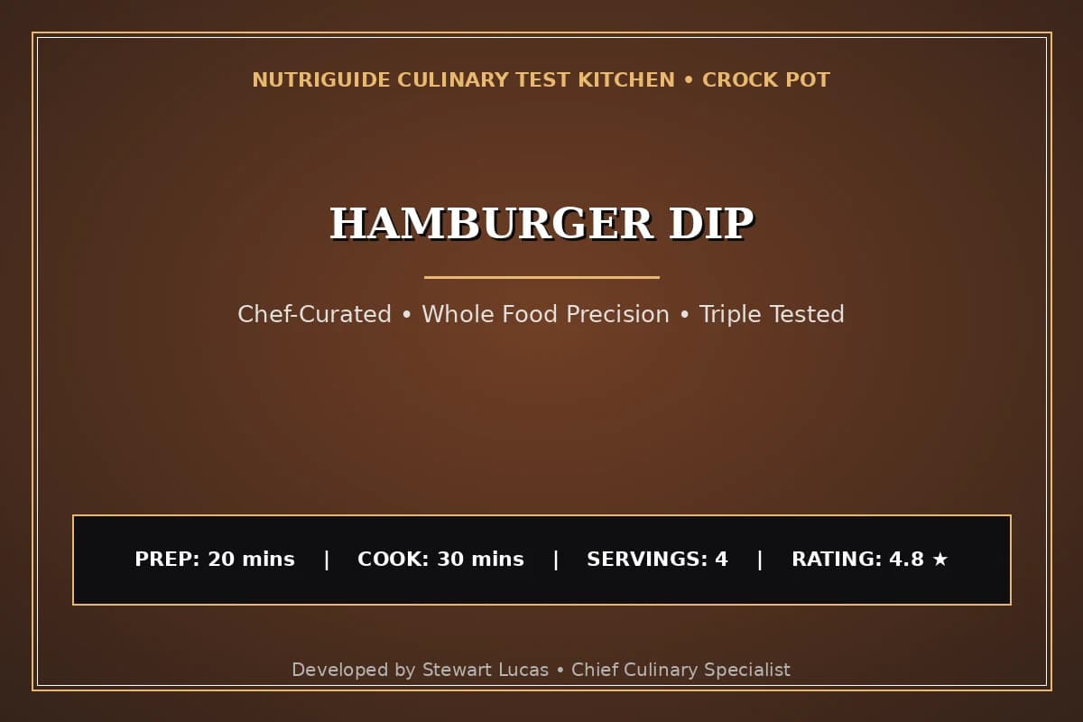 Hamburger Dip