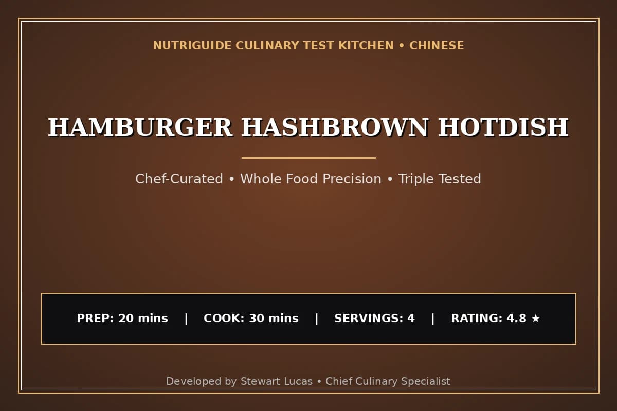 Hamburger Hashbrown Hotdish