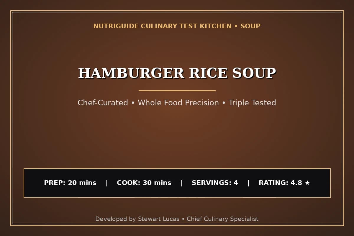 Hamburger Rice Soup