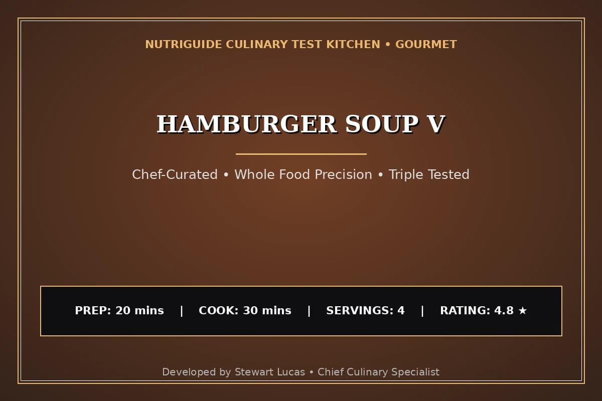 Hamburger Soup V